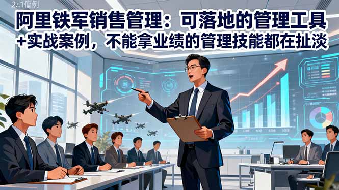 阿里铁军销售管理：可落地的管理工具+实战案例，不能拿业绩的管理都在扯淡-流量卡商城 - 5G物联网无限速大流量卡_移动联通电信流量卡办理