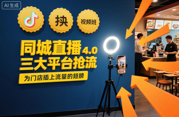 同城直播实操班4.0，三大平台抢流，为门店插上流量的翅膀-流量卡商城 - 5G物联网无限速大流量卡_移动联通电信流量卡办理