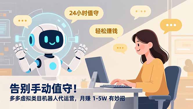 告别手动值守!多多虚拟类目机器人代运营,月赚 1-5W 有妙招-流量卡商城 - 5G物联网无限速大流量卡_移动联通电信流量卡办理