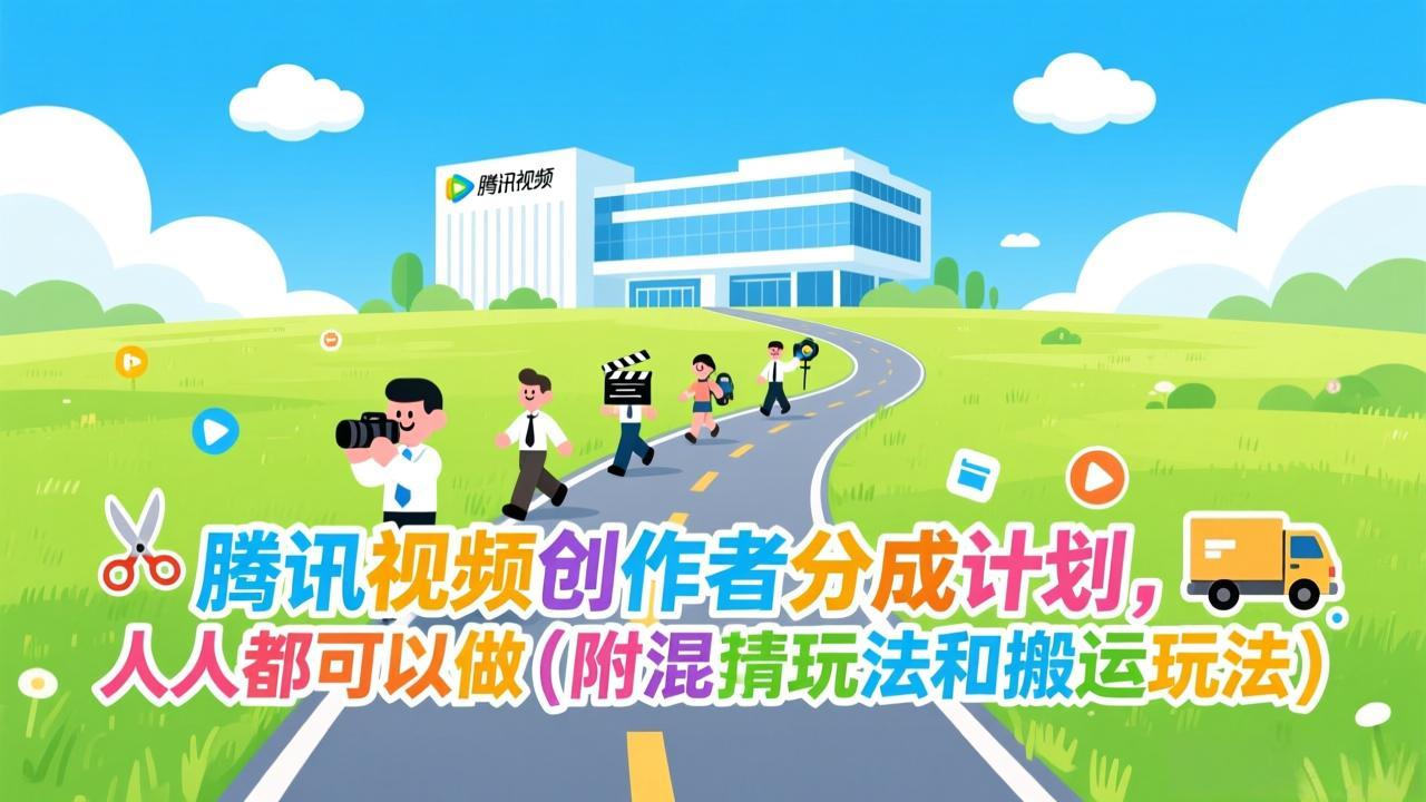 腾讯视频创作者分成计划，人人都可以做(附混剪玩法和搬运玩法-流量卡商城 - 5G物联网无限速大流量卡_移动联通电信流量卡办理