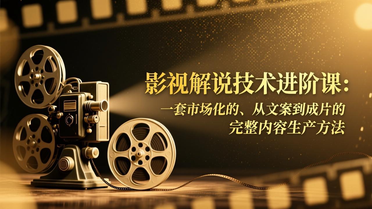 影视解说技术进阶课：一套市场化的、从文案到成片的完整内容生产方法-流量卡商城 - 5G物联网无限速大流量卡_移动联通电信流量卡办理